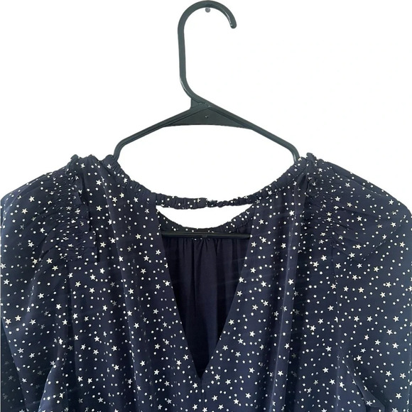 Current Air Anthropologie Navy Star Dress - Picture 8 of 10
